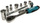 MAKITA Zestaw nasadek + klucz 3/8 z grzechotką 23szt. B-65573