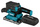 MAKITA Szlifierka oscylacyjna akumulatorowa 18V 3-biegi 2x5,0Ah DBO380RTJ