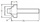 MAKITA P-78916 Frez profil wklęsły trzpień 6mm promień R2 18,7x8mm
