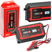 IDEAL Prostownik automatyczny samochodowy do aku 6V/12V do 220Ah LCD