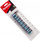 MAKITA Zestaw nasadek udarowych 8-18 9 elementów uchwyt 3/8" B-54651