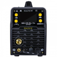 MAGNUM Spawarka półautomat spawalniczy 200A 230V ALU SYNERGIA U MI 220AL CU
