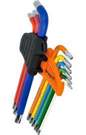 WAART Zestaw kluczy imbusowych imbusy Torx T10-T50 z magnesem 9szt. W32M516