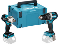 MAKITA Zestaw combo 18V DTW300Z + DHP484Z korpusy + walizka Makpac DLX2359