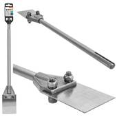 WAART Dłuto płaskie 100x75x400mm ze stali Hadfielda SDS-MAX W20D820