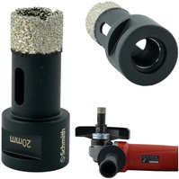 SCHMITH Otwornica diamentowa wiertło koronka 20 mm M14 do gresu SOD-M14/20