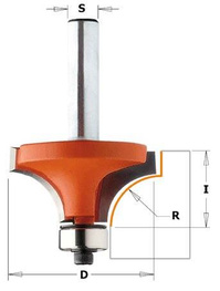 CMT Frez zaokrąglający fi 15,9x54 mm S=6,35 R=1,6 Z2 RH 838.160.11