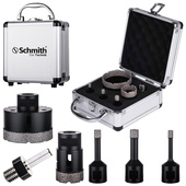 SCHMITH Zestaw otwornic diamentowych + adapter HEX M14 5 szt SQOD-M14-5