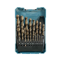 MAKITA Zestaw komplet wierteł do metalu HSS 1-10mm M-Force 19 szt. D-67583