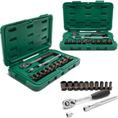 SATA Zestaw nasadek do zużytych śrub 1/4 3/8 13szt Cr-Mo BoltBiter ST09137