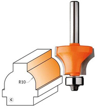 CMT Frez do listew dzielących szprosów fi 28x61,2 mm R10 Z2 RH 855.308.11F