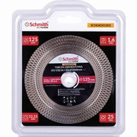 SCHMITH Tarcza diamentowa do cięcia szlifowania gresu 125 mm XC SCH04D01002