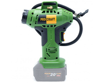 PROCRAFT Kompresor akumulatorowy sprężarka pompka elektryczna 20V BODY LK20