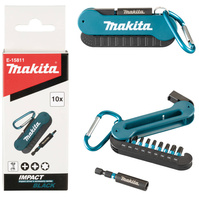Makita Zestaw końcówek wkrętakowych Impact Black 25mm10 sztuk E-15811