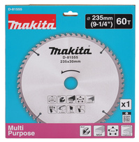 MAKITA Tarcza widiowa do drewna MDF PVC 235x30 60Z uniwersalna D-81555