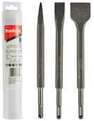 MAKITA Zestaw dłut SDS + plus szpicak dłuto płaskie 3 sztuki D-71314 230mm