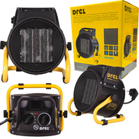 DREL Nagrzewnica elektryczna grzejnik farelka 2kW 2000W 230V CON-NGE-1002