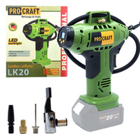 PROCRAFT Kompresor akumulatorowy sprężarka pompka elektryczna 20V BODY LK20