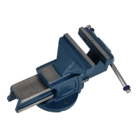 SCHMITH Imadło ślusarskie stałe żeliwne 125 mm z kowadłem SIMS-125