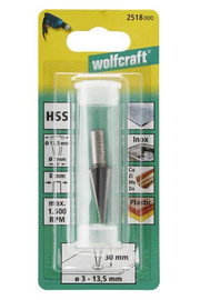 WOLFCRAFT Frez do otworów 3 - 14 mm - HSS, trzpień 8 mm WF2518000
