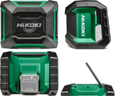HIKOKI Radio budowlane akumulatorowe 14,4-18V Body FM BT DAB 230V UR18DAW4Z