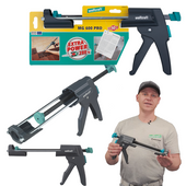 WOLFCRAFT Pistolet wyciskacz do gęstych mas kleju silikonu MG600 4356000