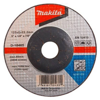 MAKITA Tarcza szlifierska metal 125 mm x20 D-18465