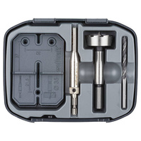 WOLFCRAFT Zestaw do montażu zawiasów puszkowych 35 mm szablon 5 ele 4656000