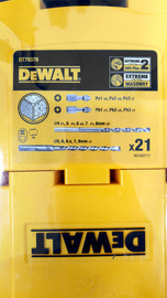 DEWALT Zestaw wierteł do betonu bitów SDS+ plus 21 sztuk DT7937B EXTREME