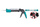 WOLFCRAFT Pistolet wyciskacz do silikonu kleju gęstych mas MG200 4352000