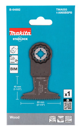 MAKITA Brzeszczot do cięcia wgłębnego BIM 65 mm Starlock TMA055 B-64892