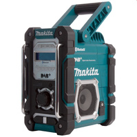 MAKITA Odbiornik radio budowlane DAB+ AUX Bluetooth zasilacz 12V 18V DMR112