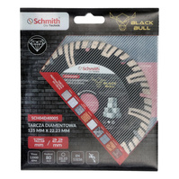 SCHMITH Tarcza diamentowa do gresu ceramiki betonu 125x22,23 mm SCH04D40005