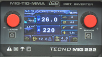 IDEAL Spawarka migomat TECNO MIG 222 LCD MIG/TIG/MMA SYNERGIC 220A VRD 2T4T