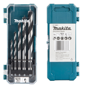 MAKITA Zestaw 5 wierteł cylindryczny uchwyt do drewna HSS 5 sztuk D-72861