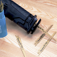 MAKITA Zestaw brzeszczotów do drewna, PCV, aluminium 6szt. 6-10 TPI B-44432