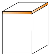 CMT Frez do obcinania laminatu fi 19 mm S=6,35 mm Z2 RH 807.190.11