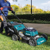 MAKITA Kosiarka akumulatorowa 2x18V 53 cm 70L stalowa obudowa DLM530Z mocna