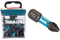 MAKITA Końcówki wkrętakowe PZ2 25mm IMPACT BLACK 25 sztuk E-12376