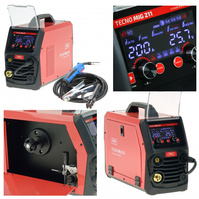 IDEAL Spawarka inwertorowa migomat 230V Tecno Mig 211 Puls Alu Synergia