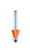CMT Frez do ukosowania z łożyskiem fi 17,5 mm 6,35 mm 22° Z2 RH 809.023.11