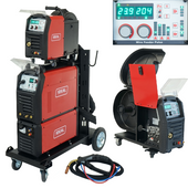 IDEAL Profesjonany MIG spawalniczy EXPERT MIG 540W DUAL PULSE Chłodnica 500A 400V