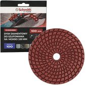 SCHMITH Tarcza diamentowa polerska dysk na mokro 100mm P100 SCH04D50002