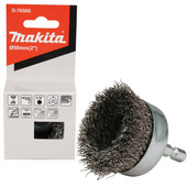 MAKITA Szczotka garnkowa druciana 50mm do wkrętarki bit 1/4 D-76560