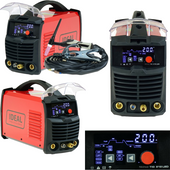 IDEAL Spawarka inwerterowa TECNO TIG 212 DC PULSE LED HF LIFT 210A 2T/4T