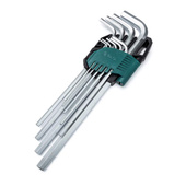 SATA Zestaw 9 kluczy trzpieniowych "L" 6-kąt extra dł. ST09103ASJ