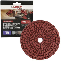 SCHMITH Tarcza diamentowa polerska dysk na mokro 100mm P50 SCH04D50001