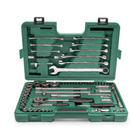 SATA Zestaw kluczy nasadowych z grzechotką 1/4" 1/2" WALIZKA 09519