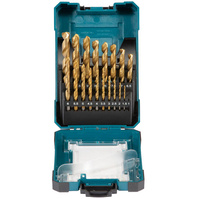 MAKITA Zestaw komplet wierteł do metalu HSS-TIN 1-13 mm 25szt D-72235