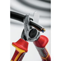 NWS Nożyce szczypce do kabli elektrycznych izolowane160mm 043-49-VDE-160